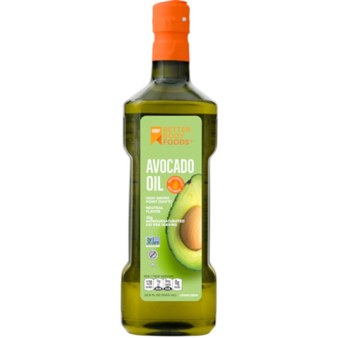 Better Body Foods Refined Avocado Oil, 33.8 Oz