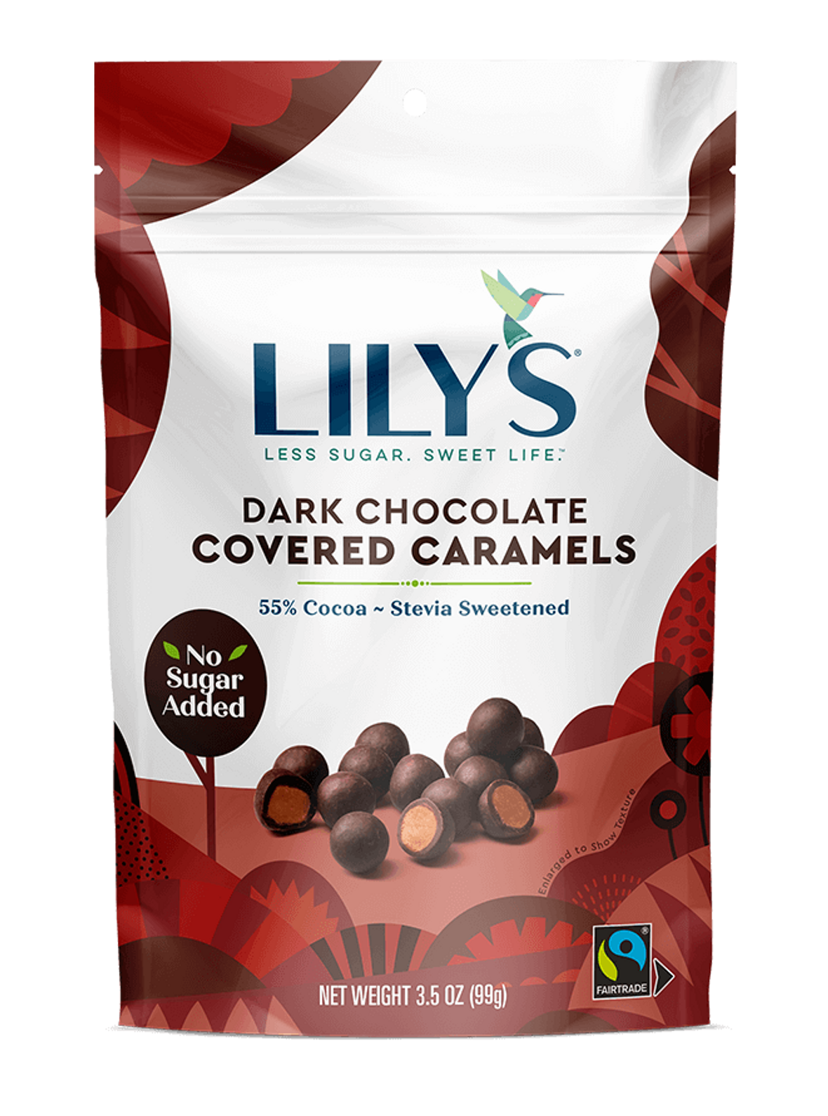 Lily's Sweets Dark Chocolate Covered Caramels