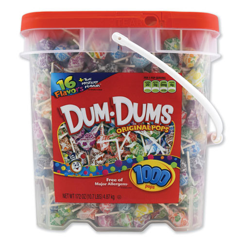 Spangler Dum-Dum Pops, 15 Assorted Flavors, 500 Pieces/bag
