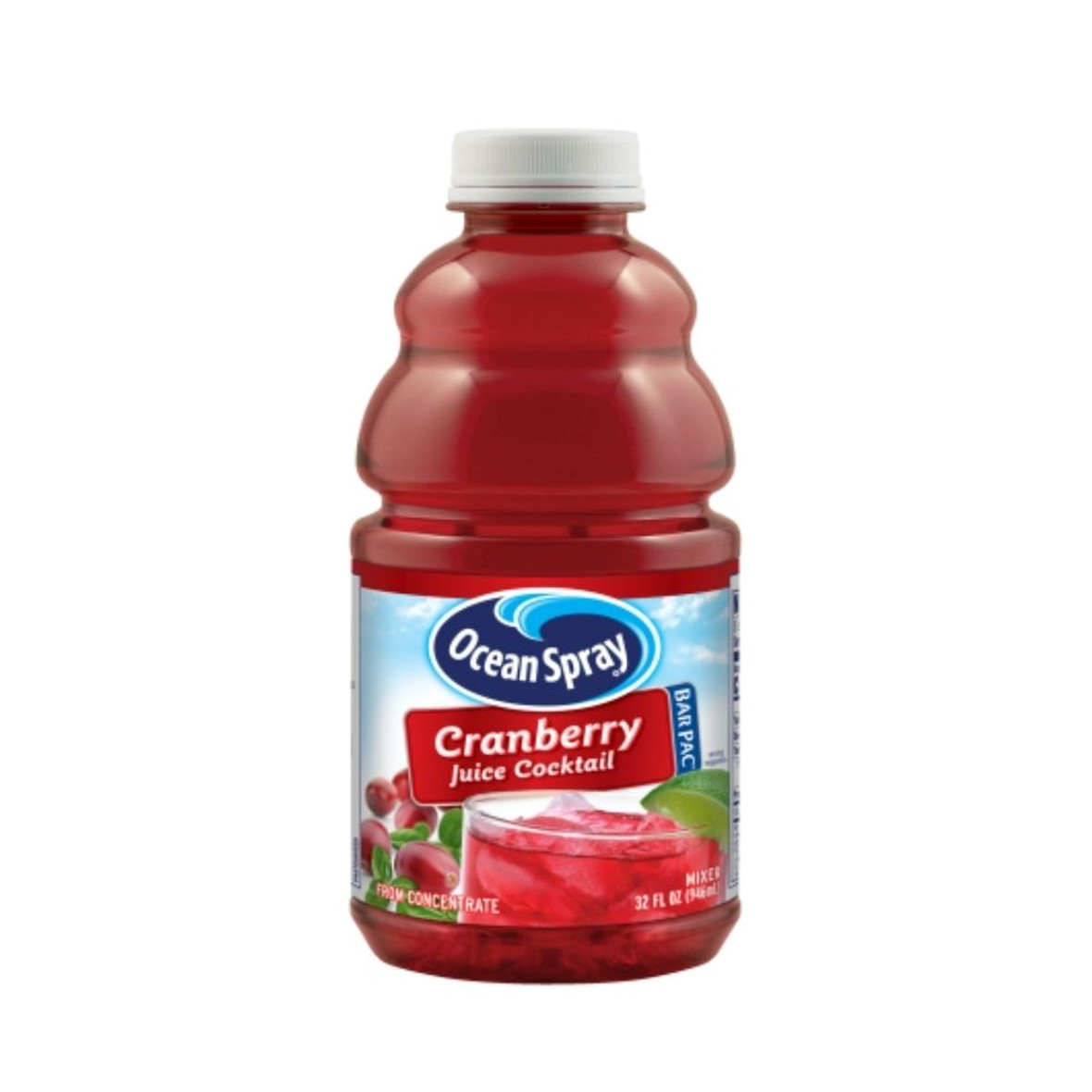 Ocean Spray Bar Cranberry Juice Cocktail, 32 Ounces
