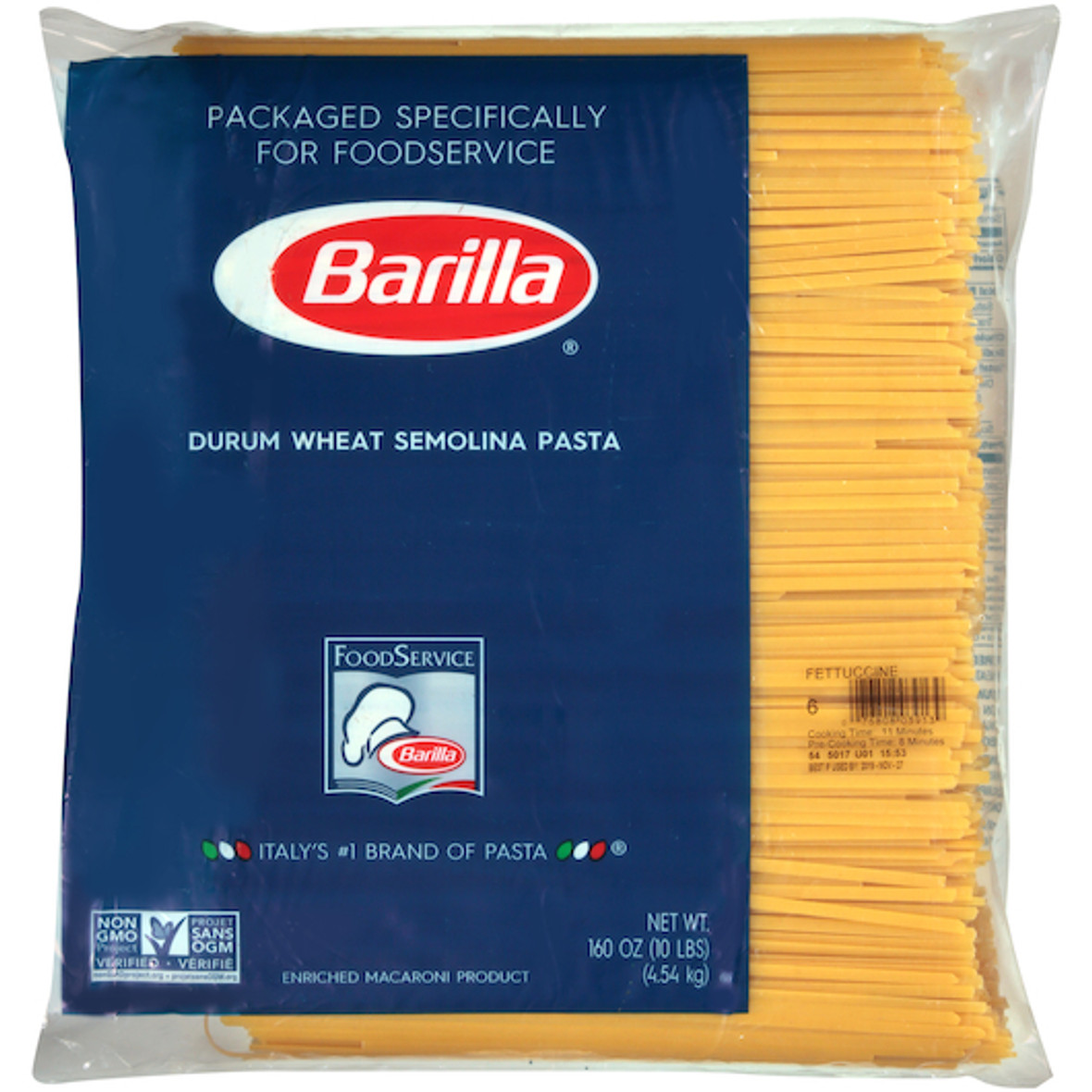 Barilla Fettuccine Pasta, 160 Ounces - 2 Per Case