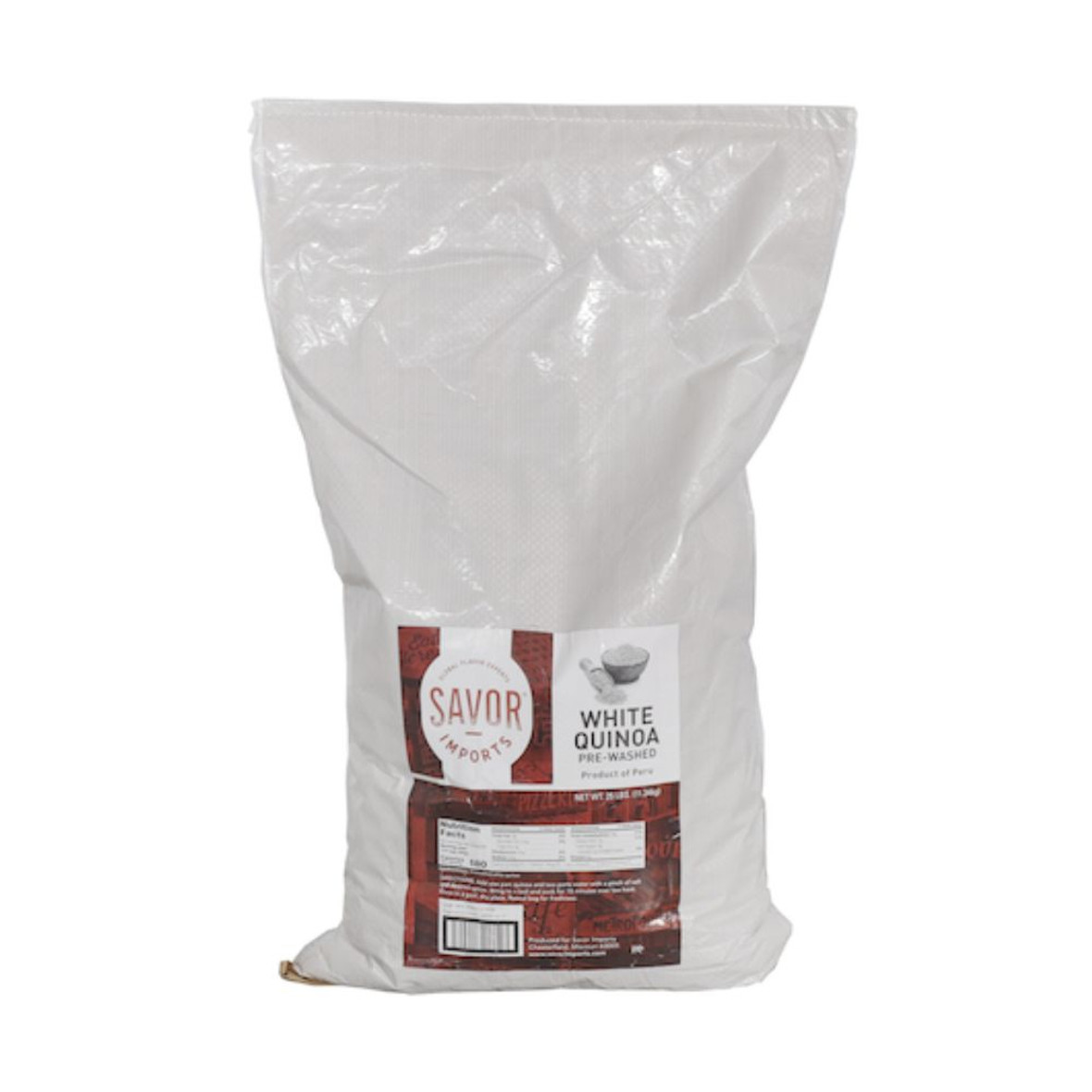 Savor Imports White Quinoa, 25 Pound