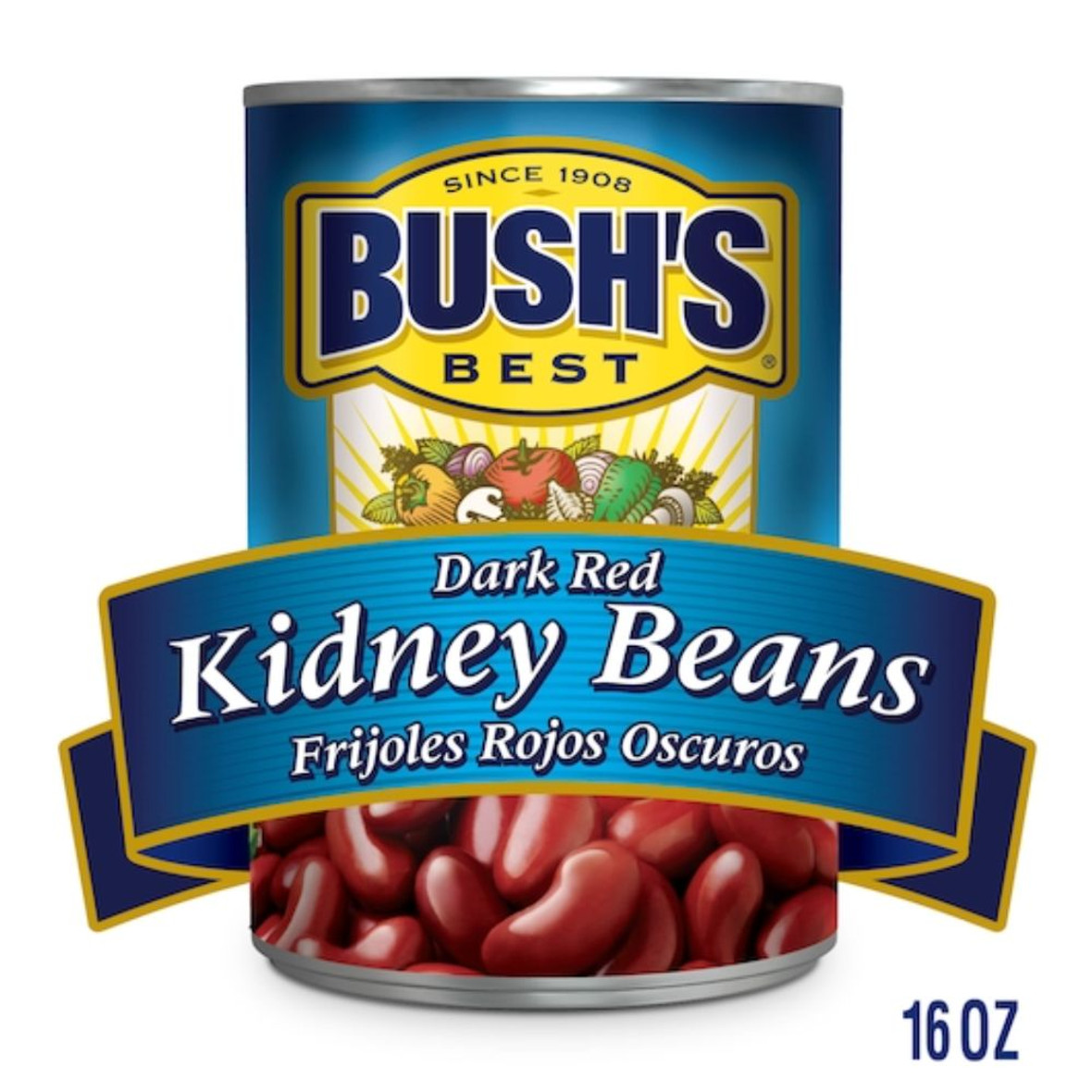 Bush's Best Dark Red Kidney Beans, 16 Ounces