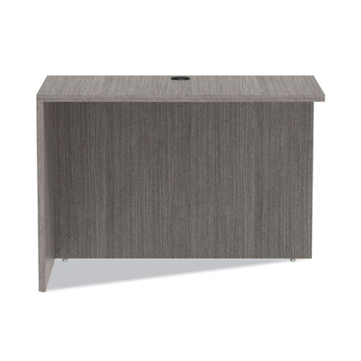 Alera Valencia Series Reversible Return/bridge Shell, 42w X 23.63d X 29.5h, Gray