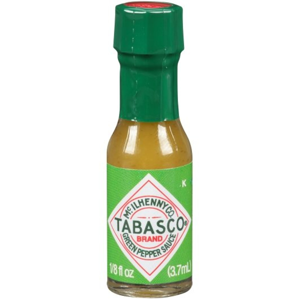 Tabasco Miniature Green Pepper Sauce 0.125 Ounces Per Bottle - 144 Per Case