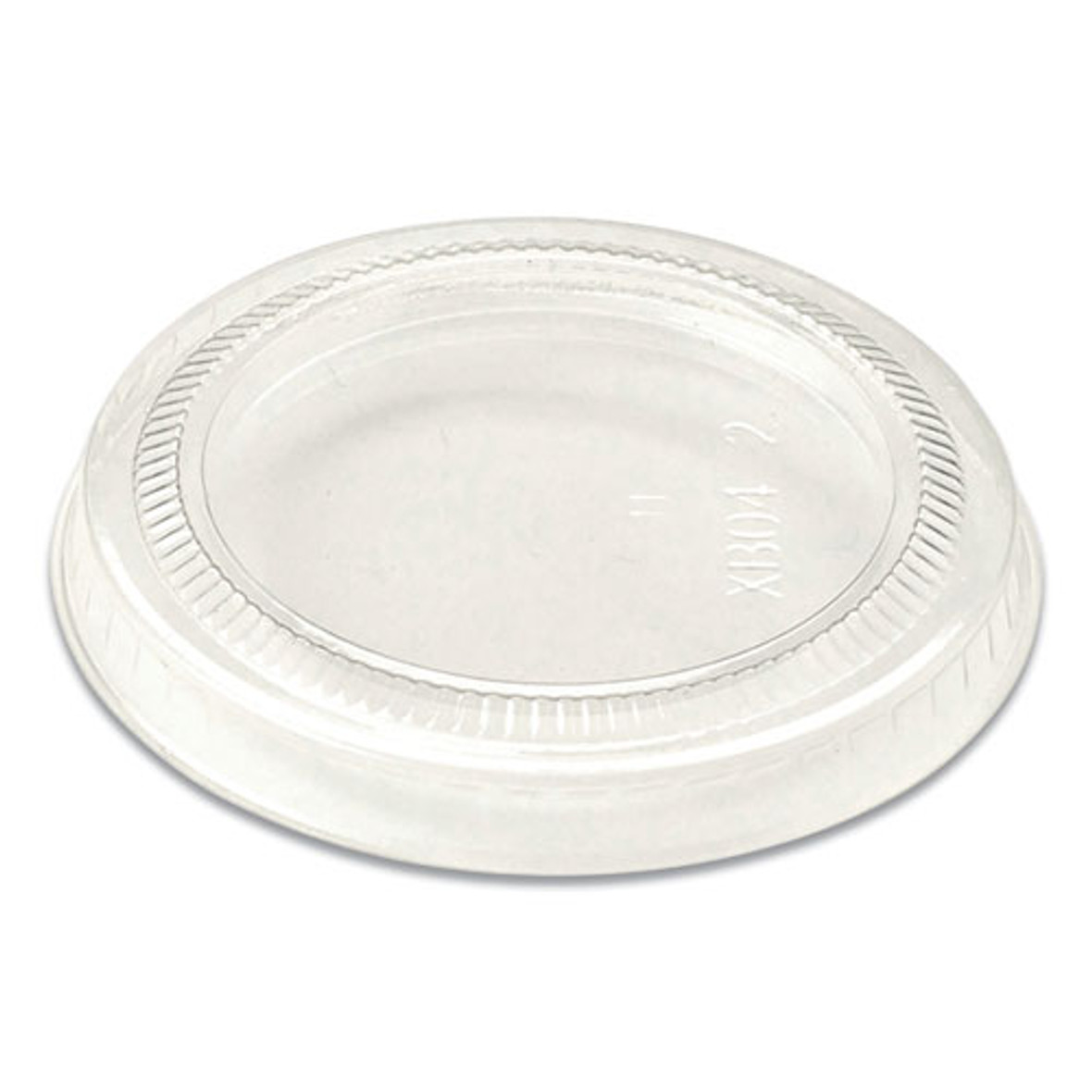 Pla Lids For Fiber Cups, 2.6" Diameter X 0.3"h, Clear, 2,000/carton