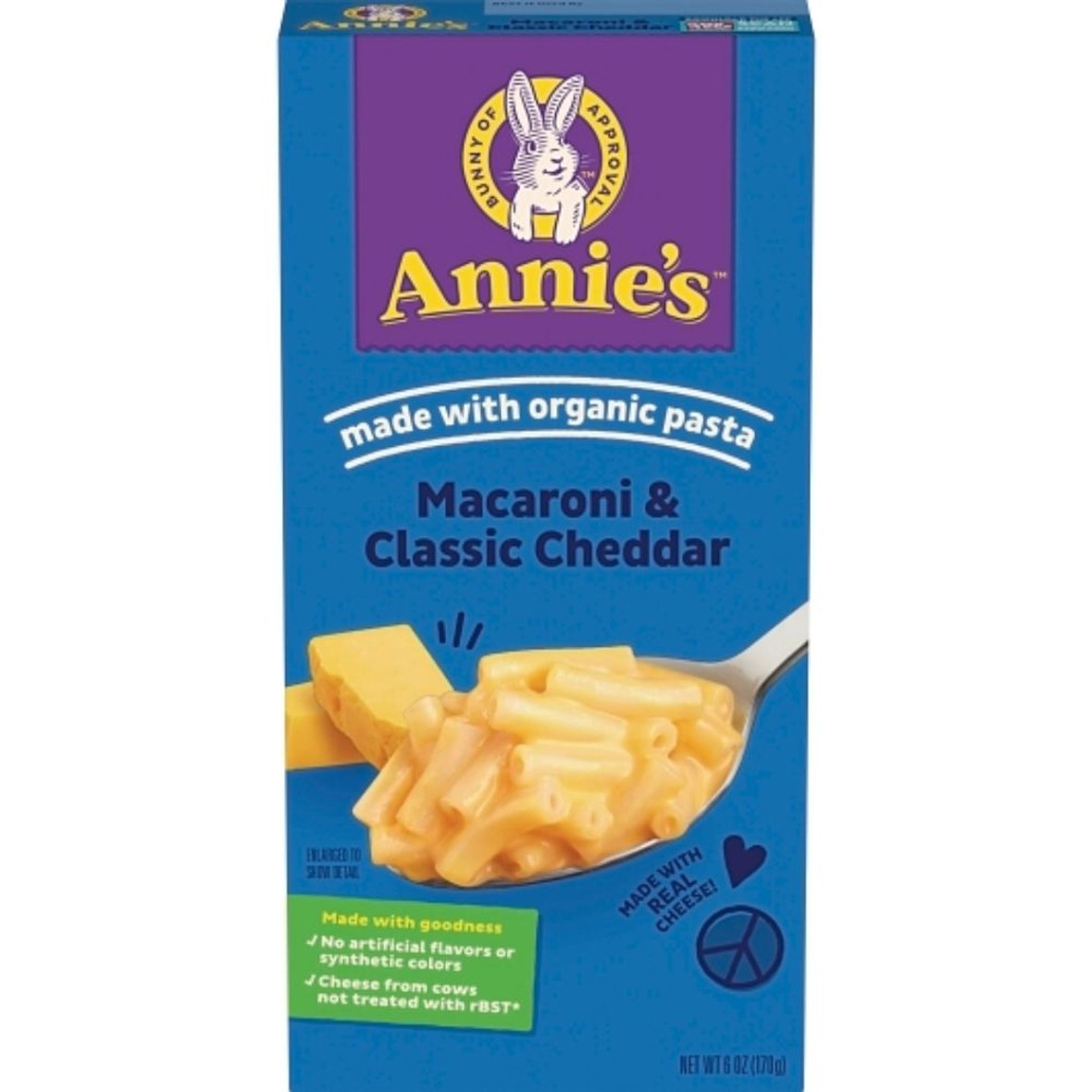 Annie's Mild Cheddar Macaroni & Cheese, 6 Ounces