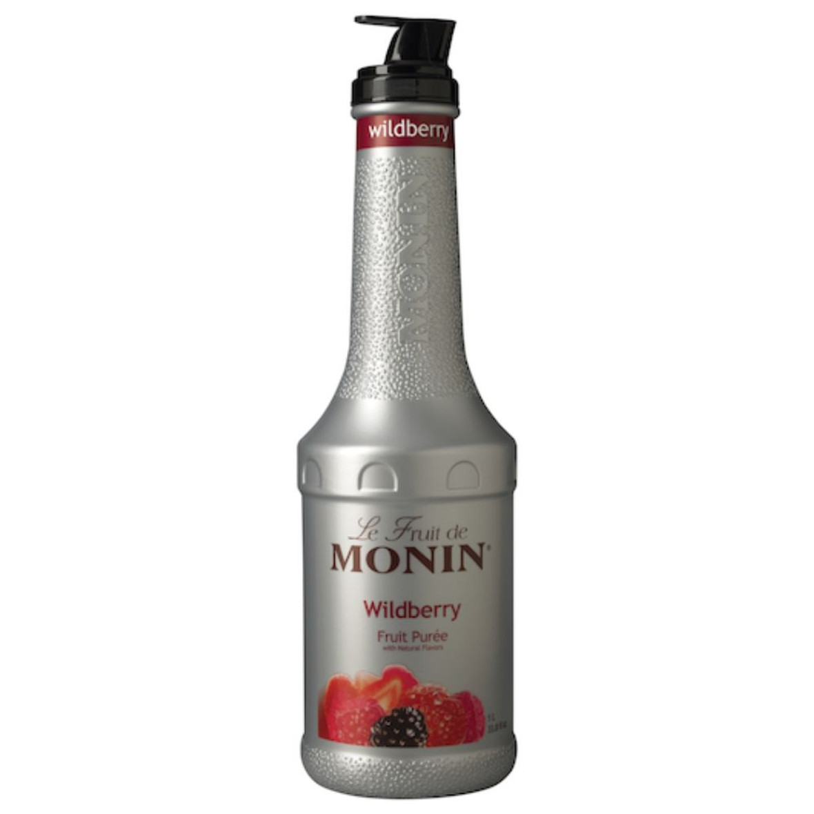 Monin Wildberry Fruit Puree Syrup, 1 Liter