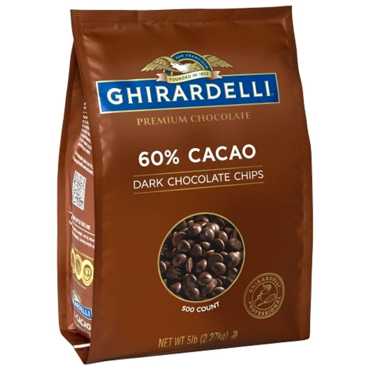 Ghirardelli 60% Cacao Dark Chocolate Baking Chips