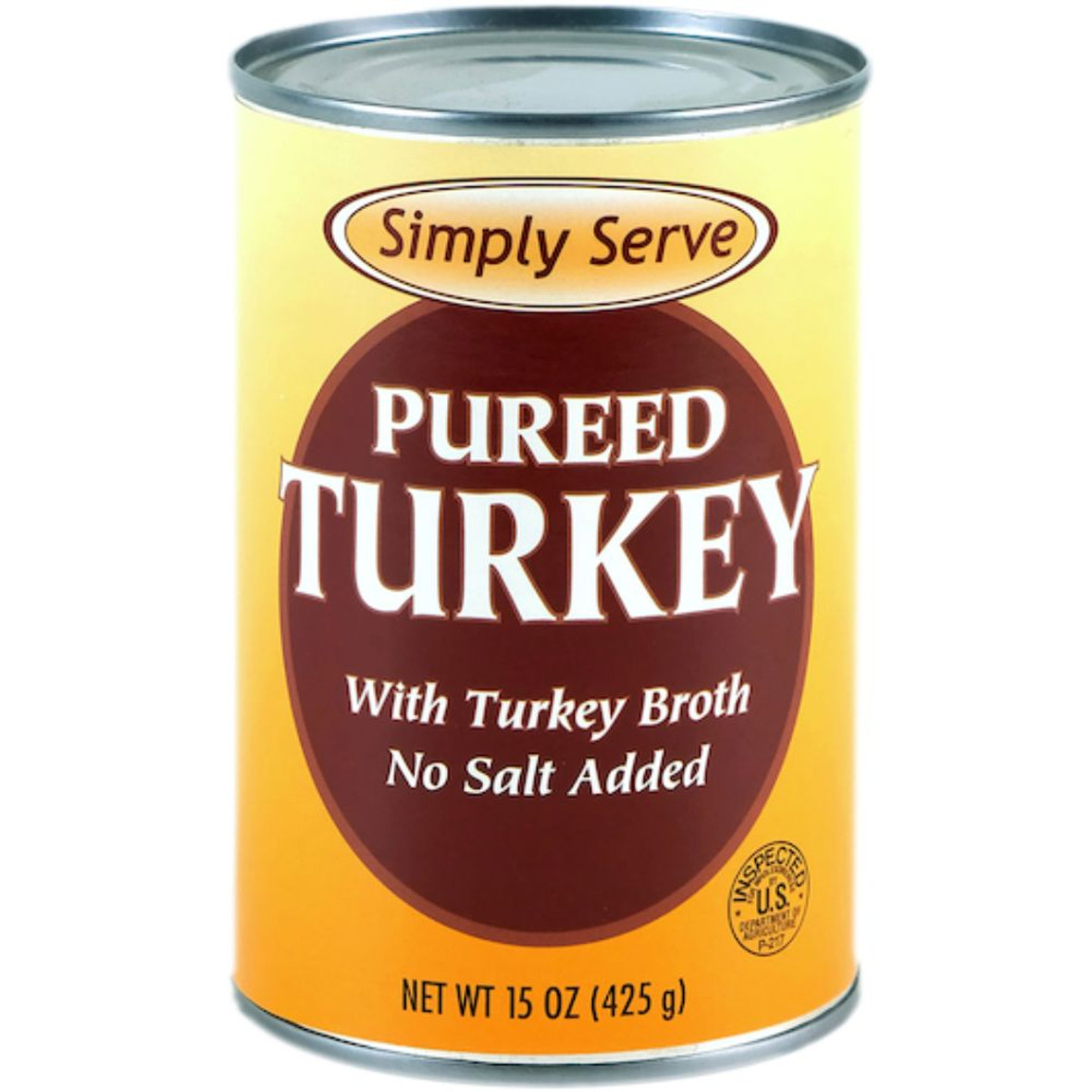 Simply Serve Pureed Turkey, 15 Ounce