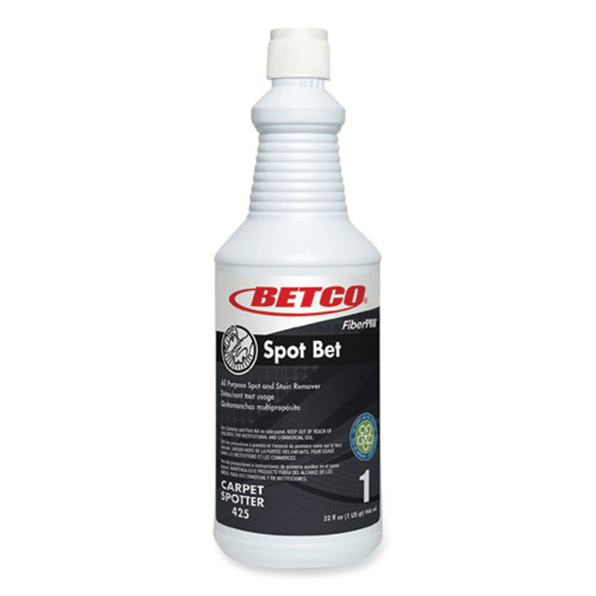 Betco FiberPro Spot Bet Stain Remover, Country Fresh Scent, 32 Oz Bottle, 12/carton