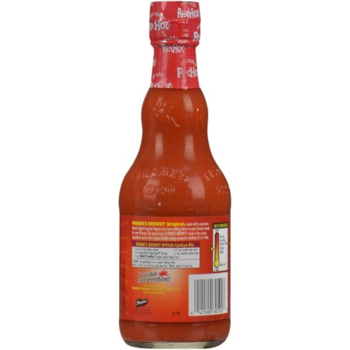 Frank's Redhot Original Cayenne Pepper Hot Sauce Bottle