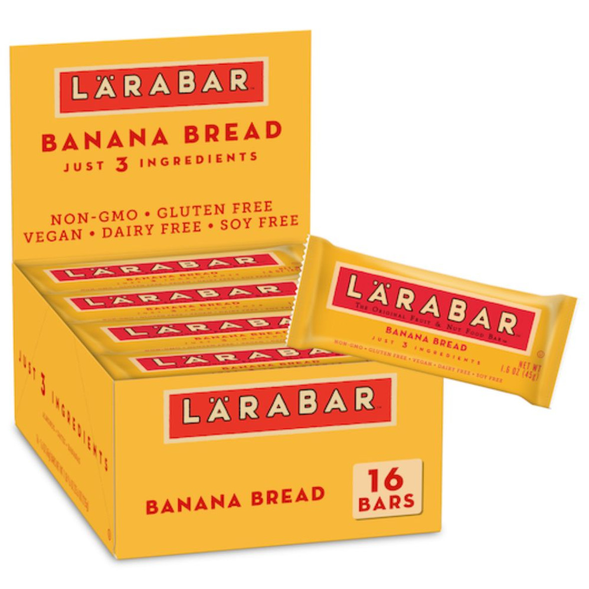 Larabar Banana Bread Fruit and Nut Bar, 25.6 Ounces