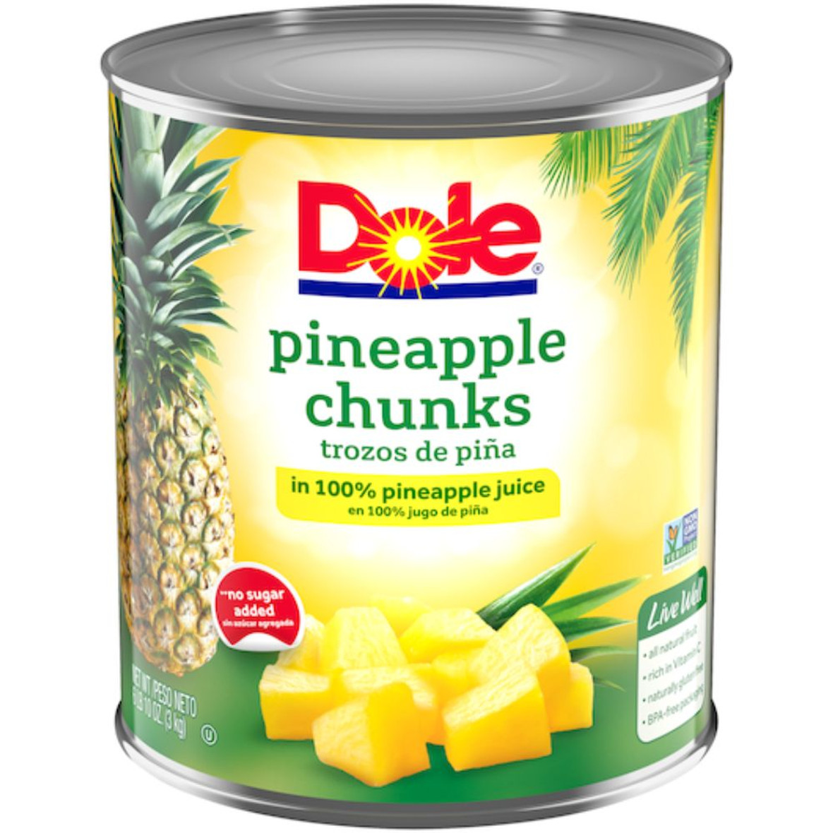 Dole Pineapple Chunk in 100% Pineapple Juice