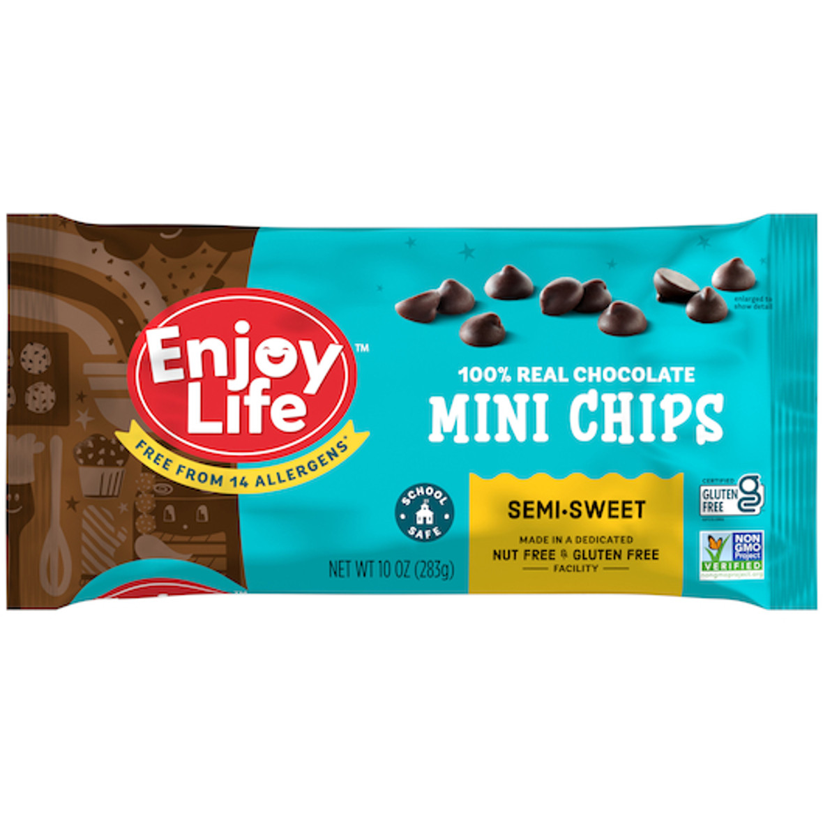 Enjoy Life Semi Sweet Chocolate Chip, 10 Ounces, 12 Per Case