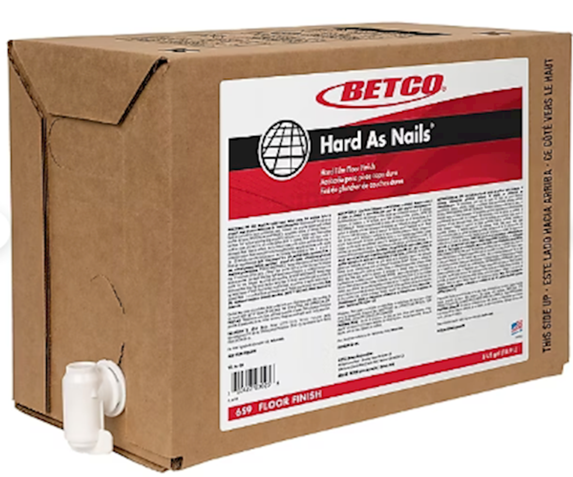 Betco Hard As Nails Floor Finish, 5 Gallons