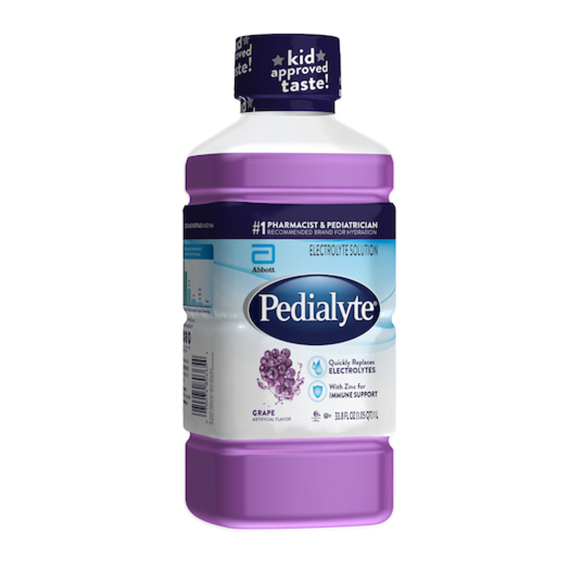 Pedialyte Beverage Grape flavor Electrolyte Solution