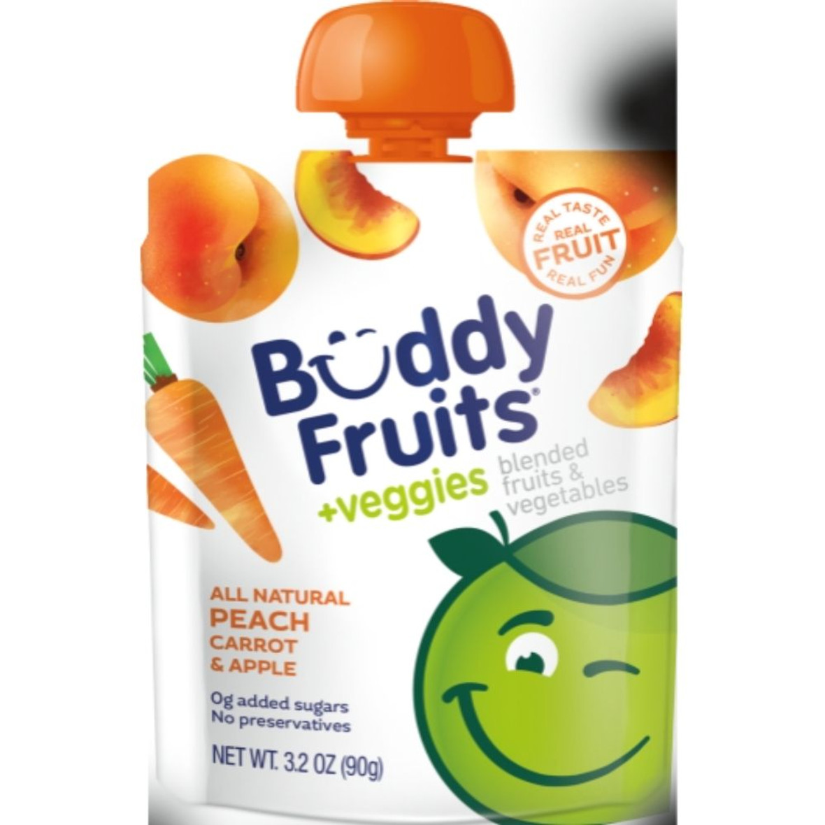 Buddy Fruits Veggies Peach Carrot Apple