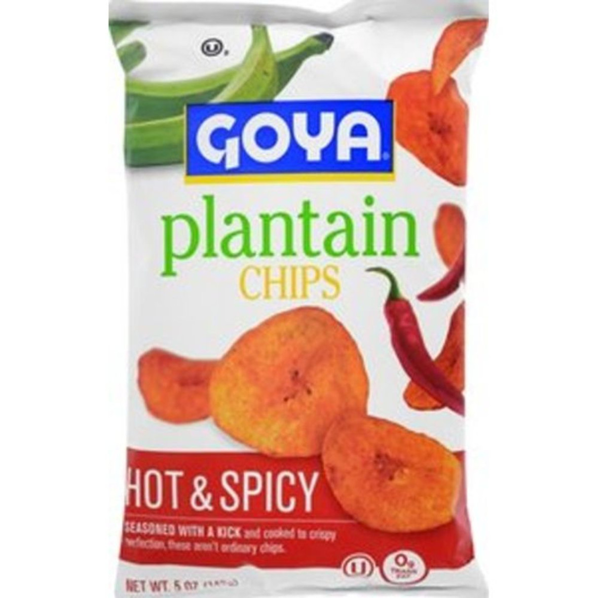 Goya Chips Plantain Hot & Spicy, 5 Ounces