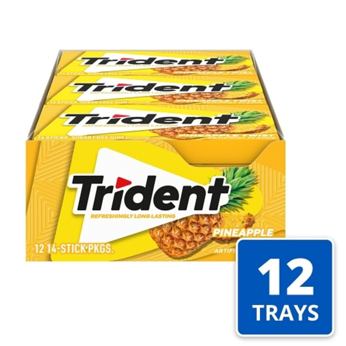 Trident Pineapple Twist Sugar Free Gum