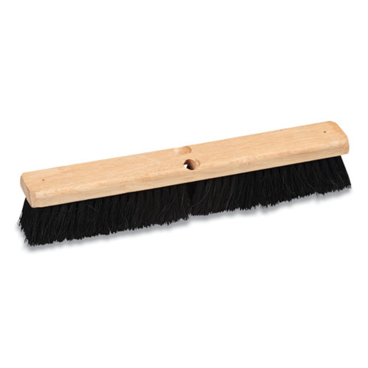 Coastwide Professional Tampico Push Broom Head, Black Bristles, 18"