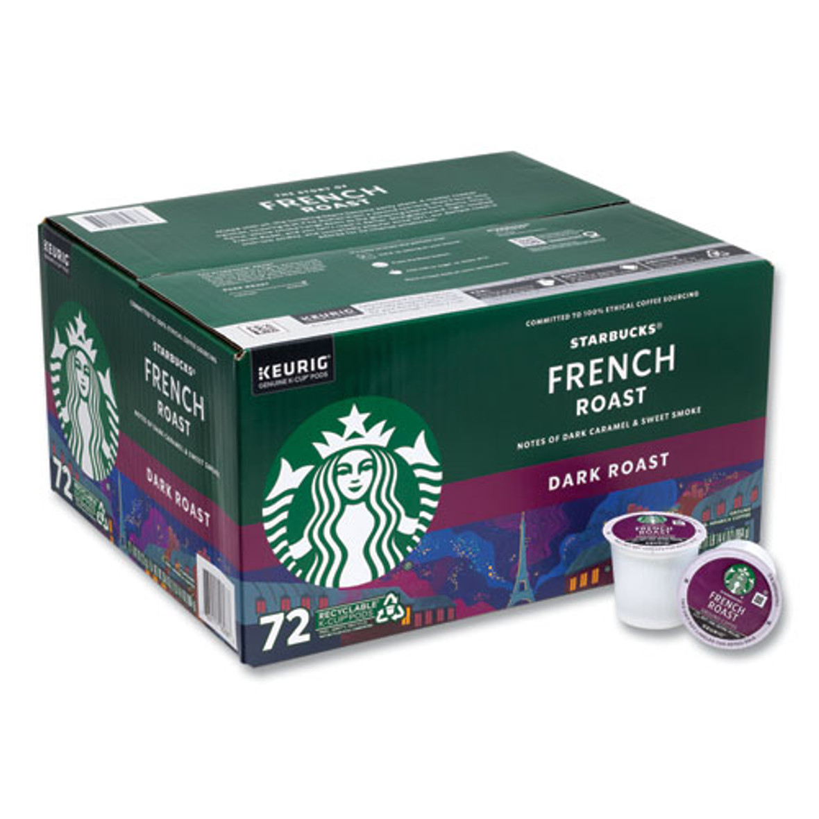 Starbucks French Roast K-cups, 72/carton