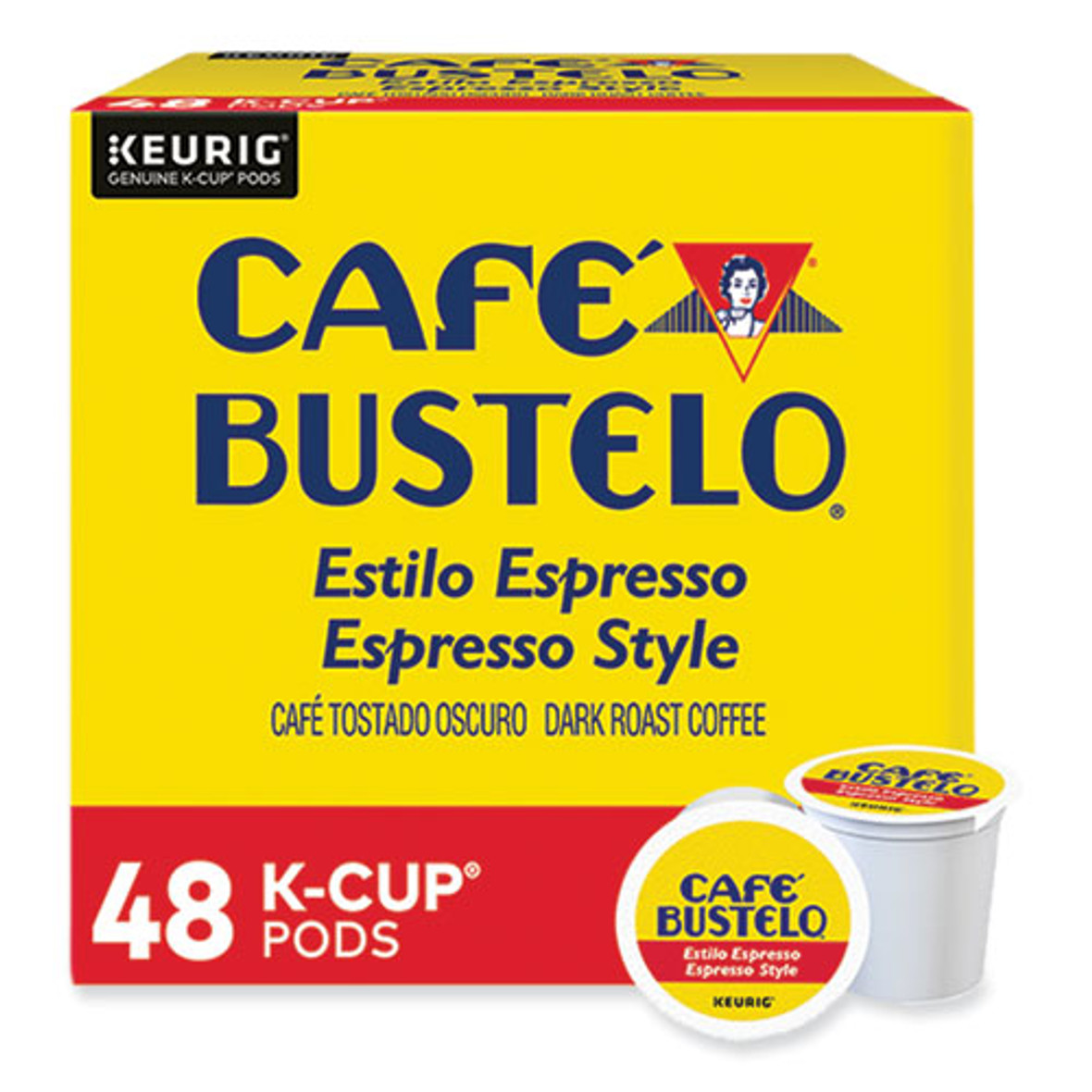 Cafe Bustelo Espresso Style K-Cups, 48/box