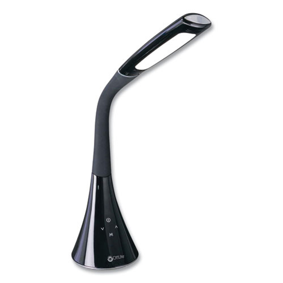 OttLite Wellness Series Swerve LED Desk Lamp, 23.25" High, Black