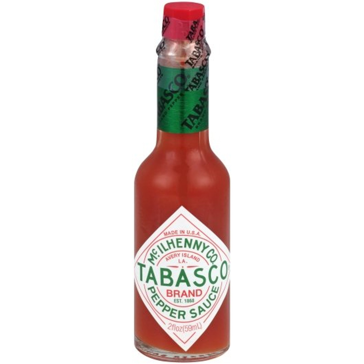 Tabasco Pepper Sauce, Hot Sauce, 2 Fluid Ounce, 24 Per Case