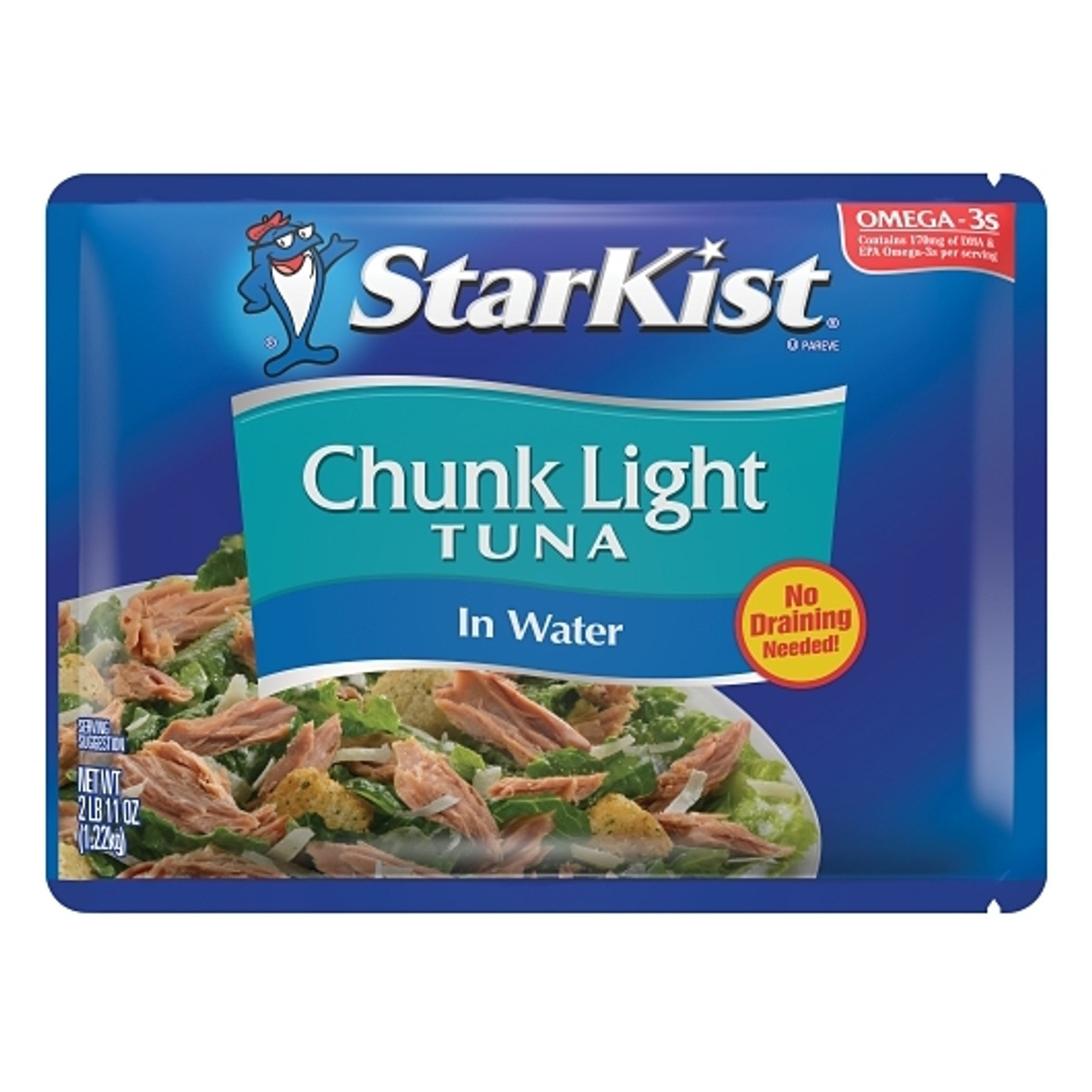 Starkist Chunk Light Tuna In Water, 43 Ounces, 6 Per Case