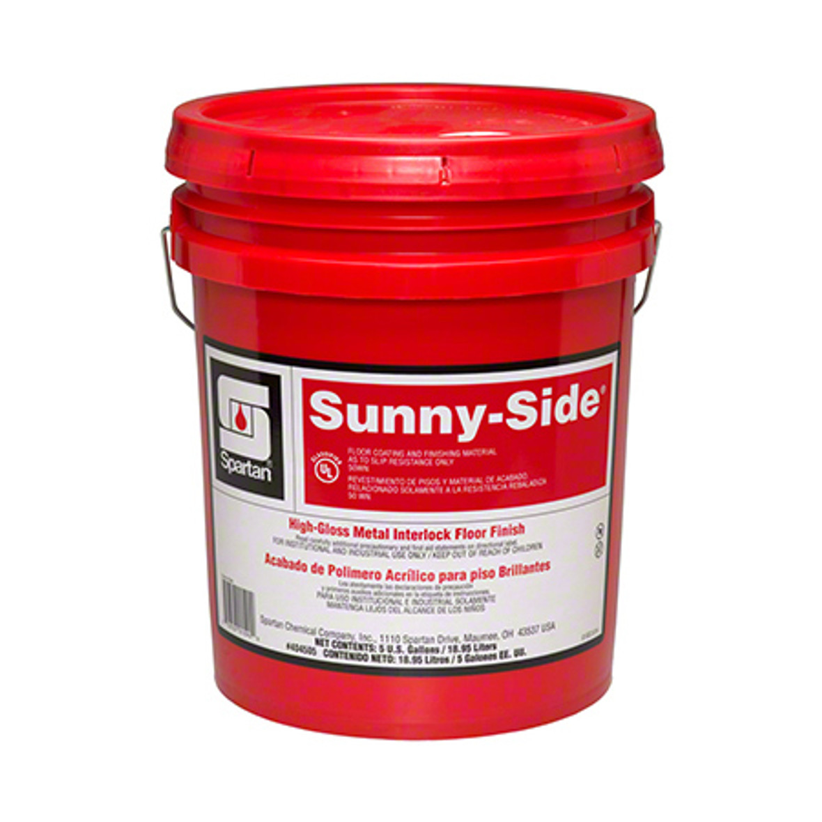 Spartan Sunny Side Floor Finish, High Gloss 5 Gallon Pail