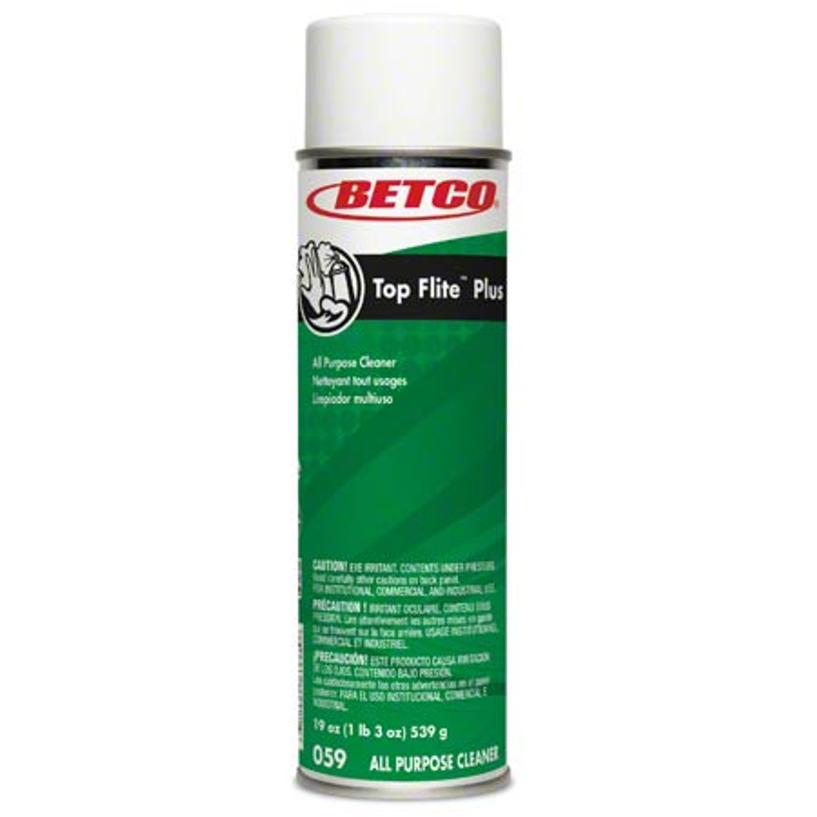 Betco Top Flite Plus All-Purpose Cleaner, Pleasant Scent, 19 Oz, 12 Per Case