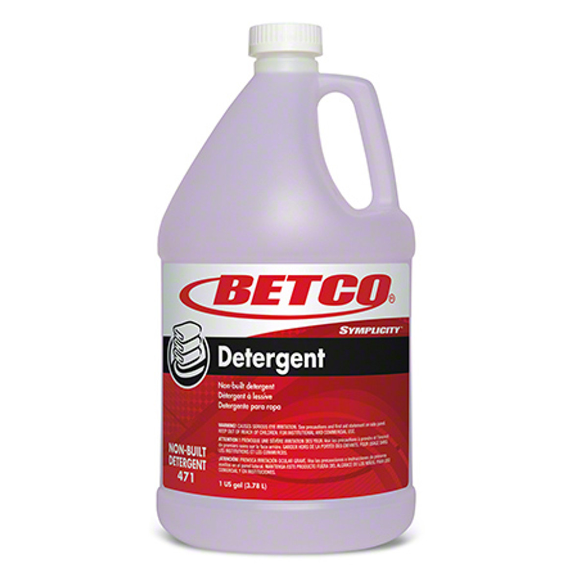 Betco Symplicity Laundry Detergent, Fresh Scent 1 Gallon, 4 Per Case