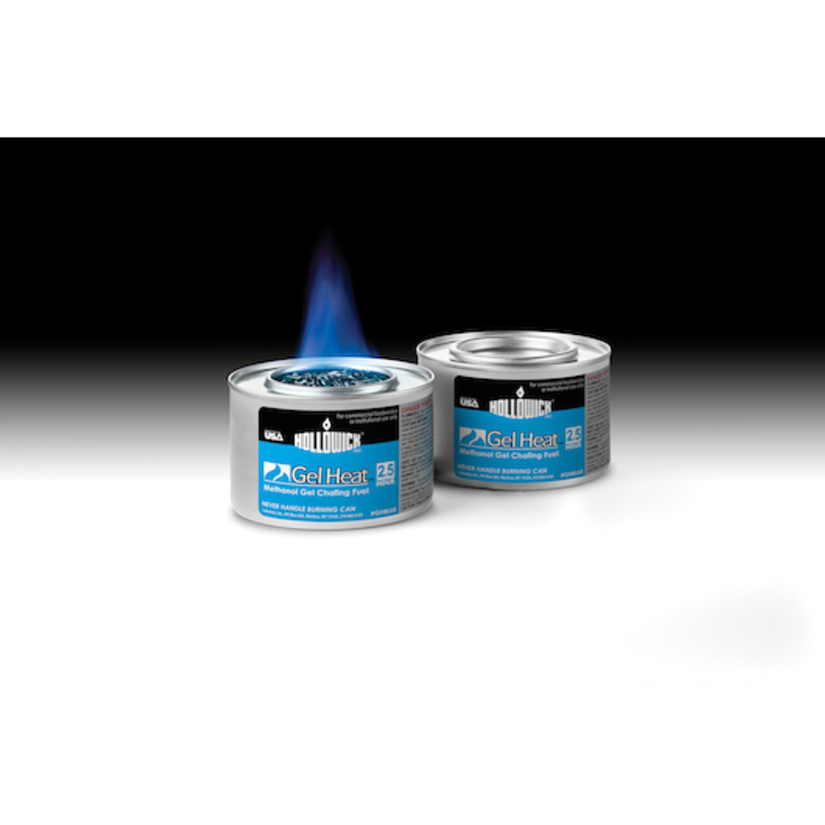 Hollowicks Gel Heat Blue Methanol Chafing Fuel, 2 3/8 inch Height