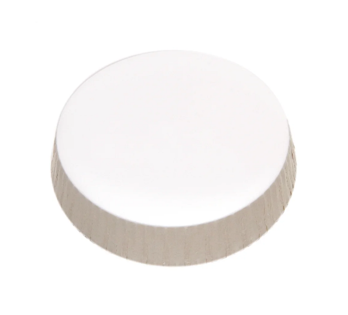 Sonoco Unprinted Stancaps Glass Cover, Paper, 45MM, 2500 Per Case