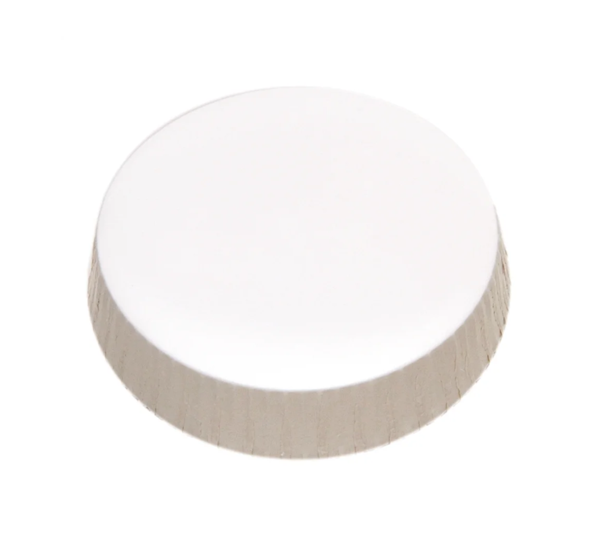 Sonoco Unprinted Stancaps Glass Cover, Paper, 72MM, 1000 Per Case