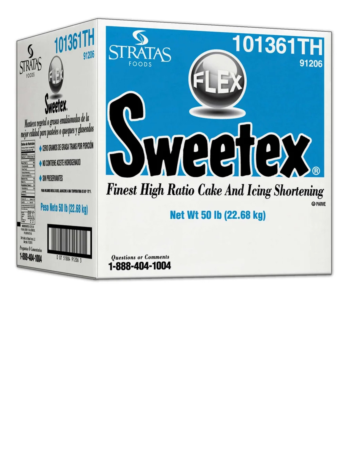 Sweetex Flex Cake & Icing, 50 Pound