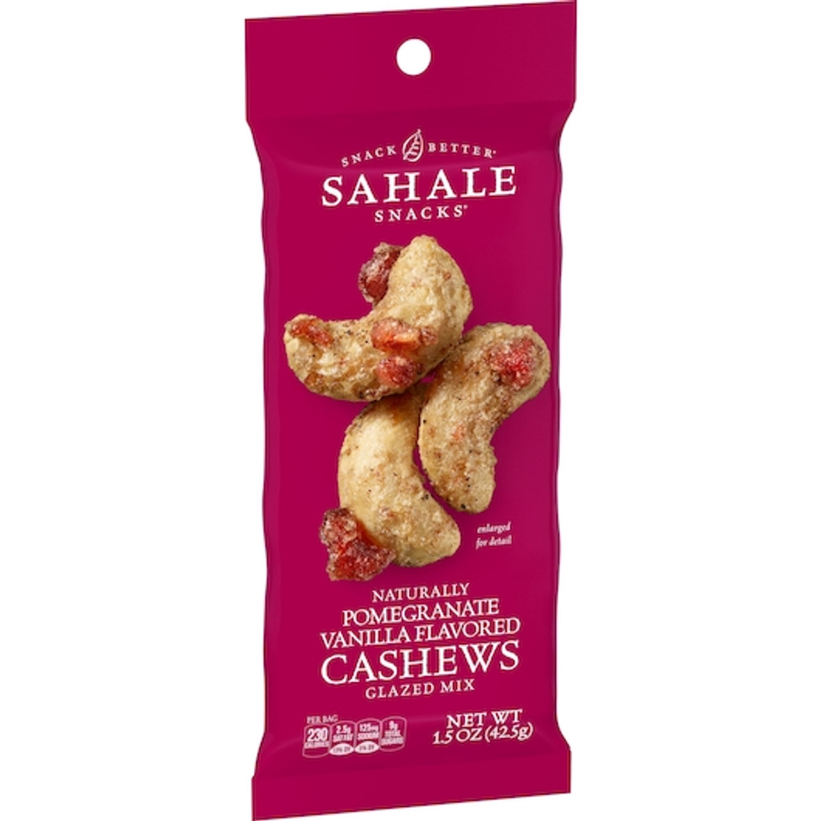 Sahale Cashew Vanilla Pomegranate, 1.5 Ounces, 18 Per Case