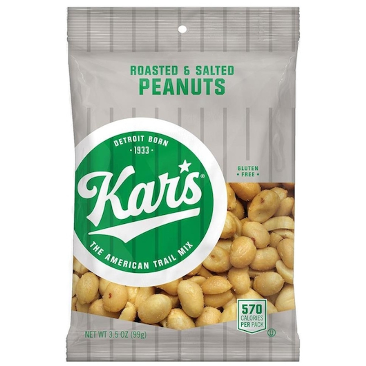 Second Nature Kar s Salted Peanuts 3.5 Ounce, 3.5 Ounces