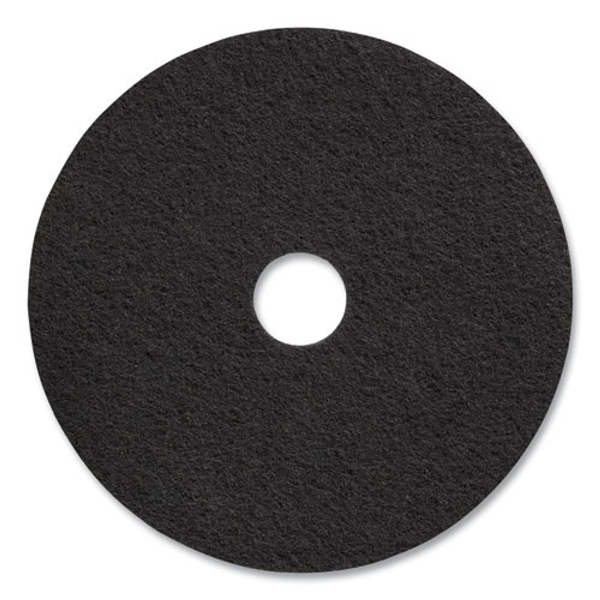 Coastwide Professional Stripping Floor Pads, 20" Diameter, Black, 5/Carton