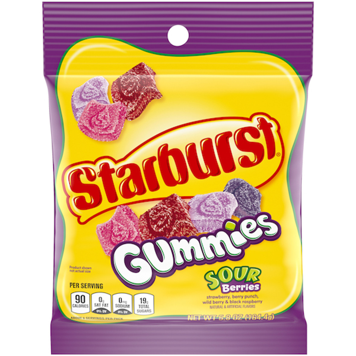 Starburst Sour Berries Gummies, 5.8 Ounce, 12 Per Case