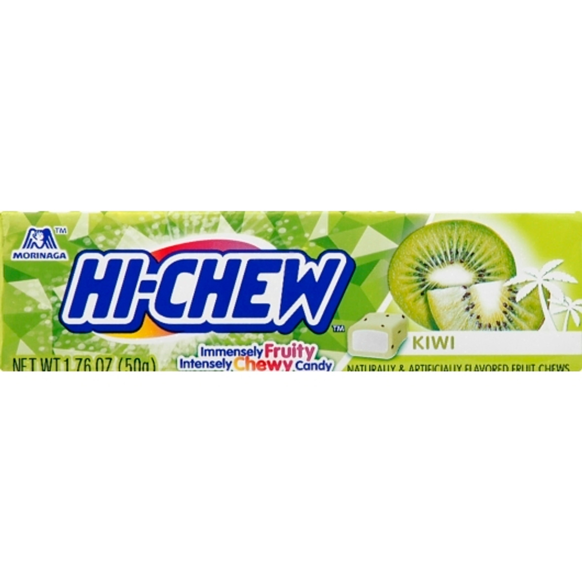 Hi-Chew Kiwi Stick Singles, 1.76 Ounce, 15 Per Box, 12 Per Case
