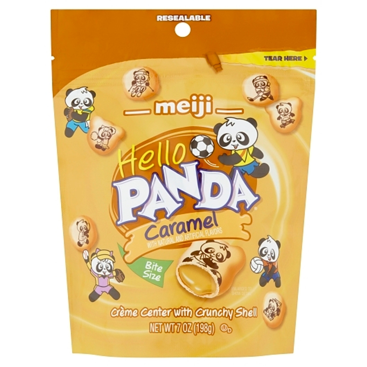 Meiji Hello Panda Caramel Candy, 7 Ounces, 6 Per Case
