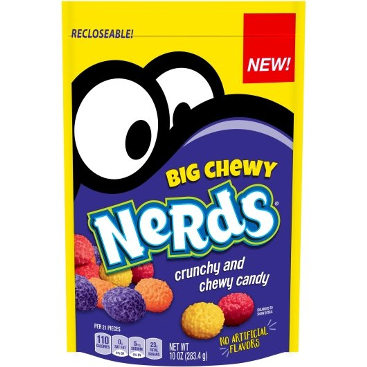 Nerds Big Chewy Nerds Candy Gummy Candy, 10 Ounce, 8 Per Case