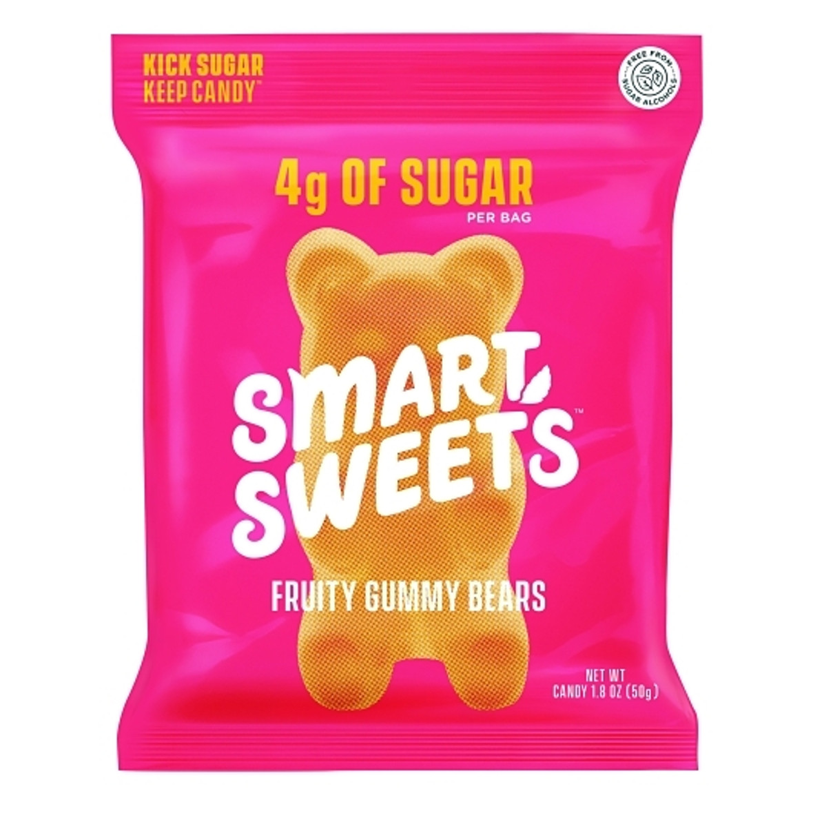 Smartsweets Fruity Gummy Bears, 1.8 Ounce, 12 Per Box, 6 Per Case