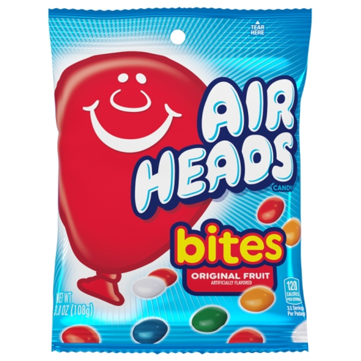 Airheads Original Fruit Bites, 3.8 Ounces, 12 Per Case