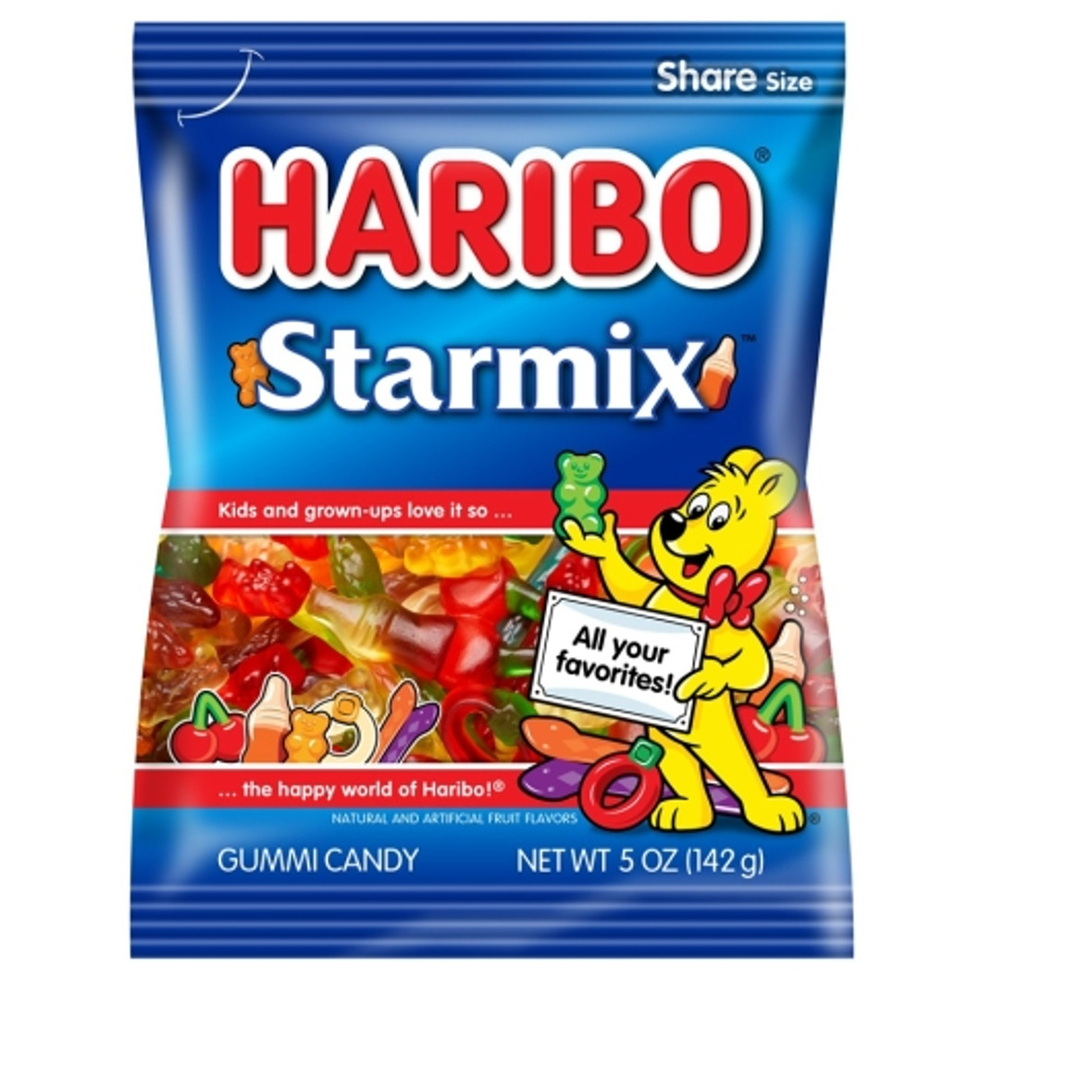 Haribo Confectionery Star Mix Gummy Candy, 5 Ounce, 12 Per Case