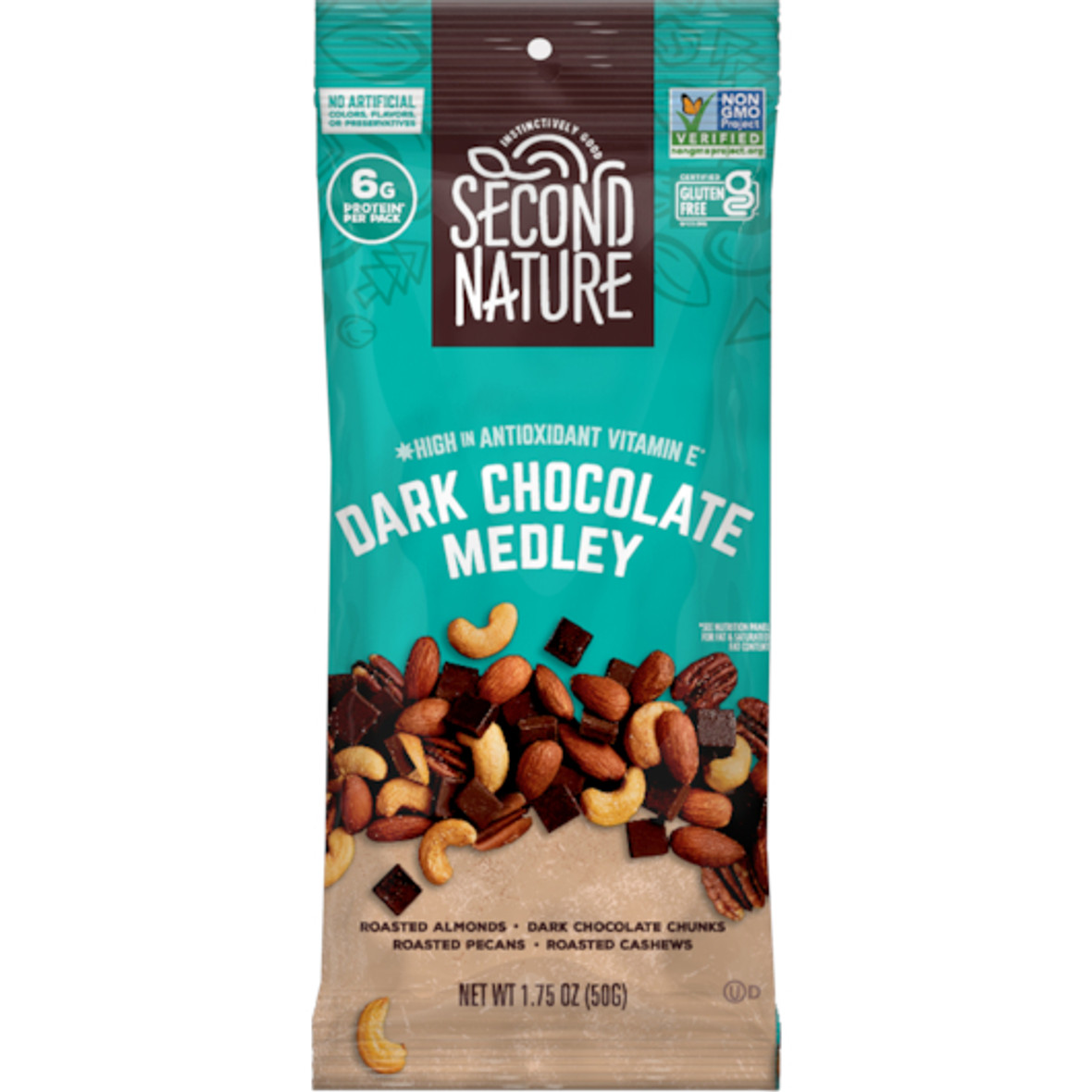 Second Nature Dark Chocolate Medley, 1.75 Ounces, 36 Per Case