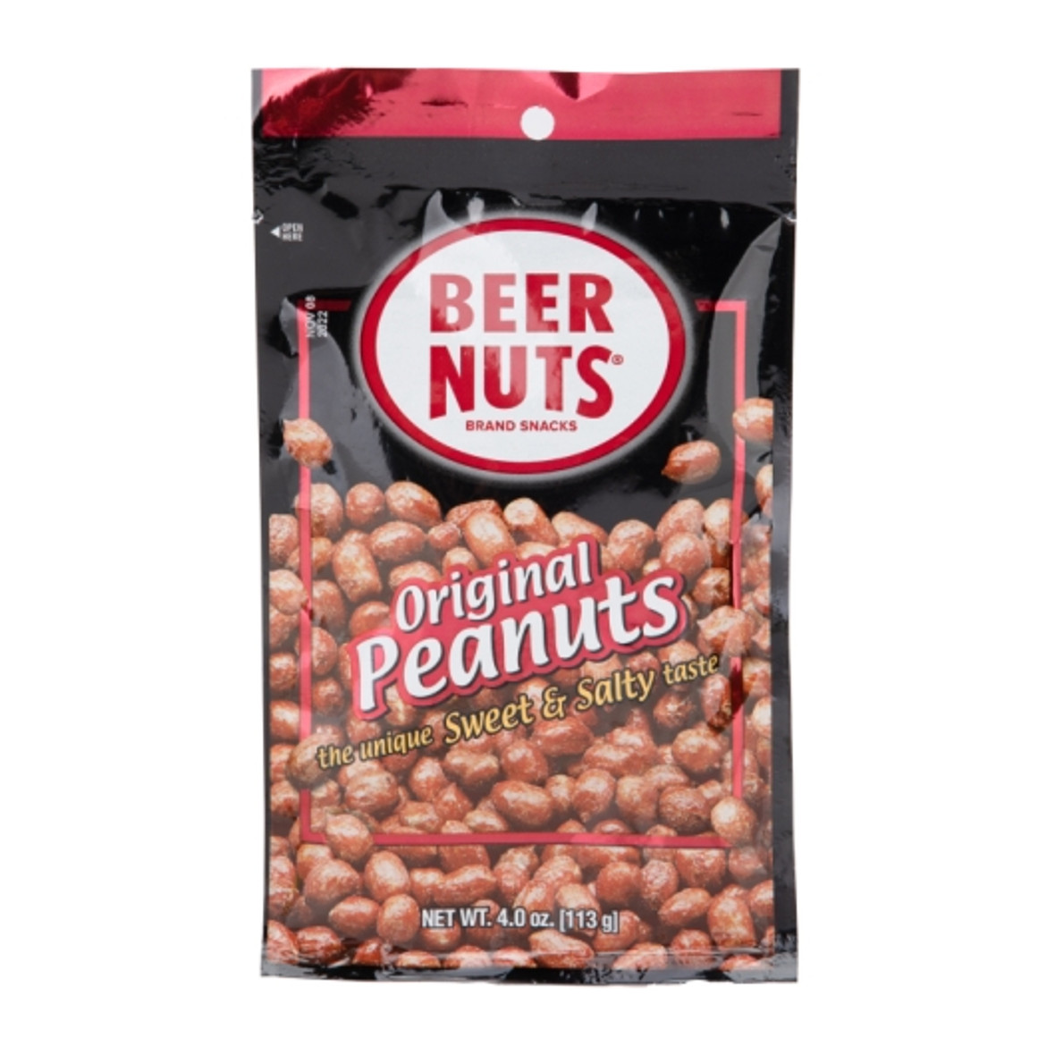 Beer Nuts Original Sweet & Salty Peanut, 4 Ounce, 48 per case