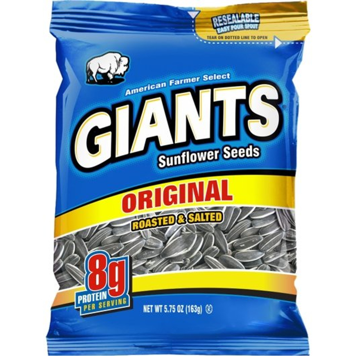 Giant Snack Original Roasted & Salted Seeds, 5.75 Ounces, 12 Per Case